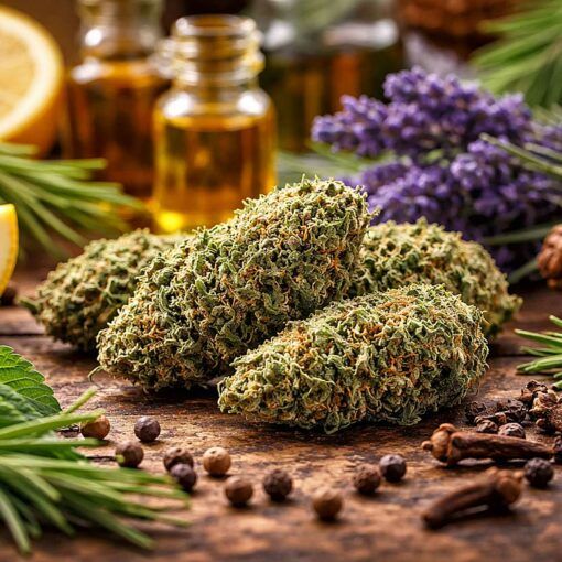 Charakterystyczny zapach marihuany