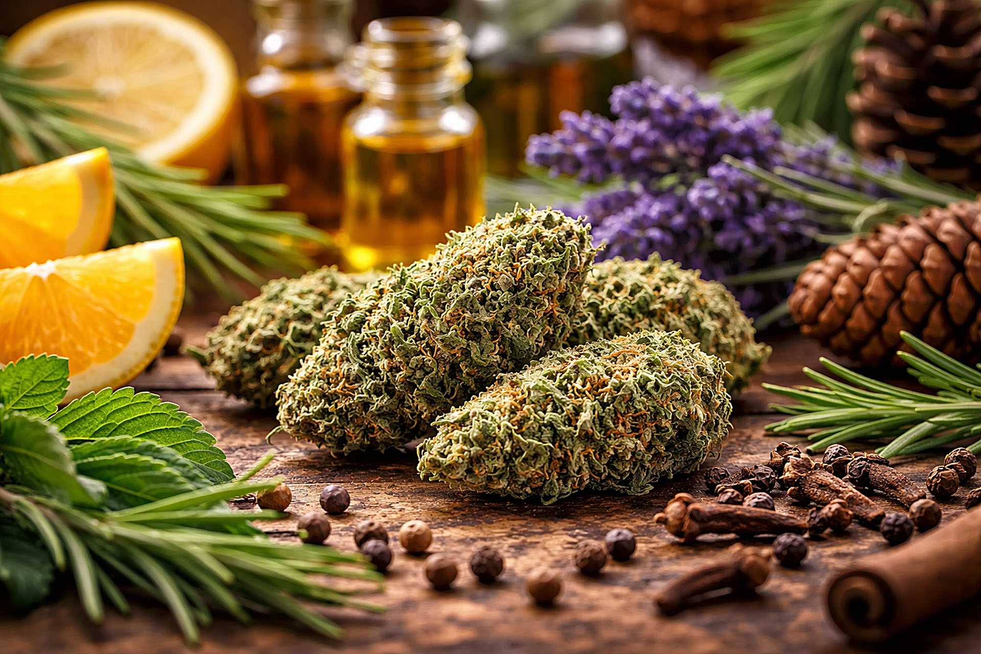 Charakterystyczny zapach marihuany